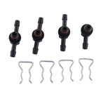 Kit Conector Trava Mangueira Bico Injetor Retorno S10 Blazer