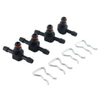 Kit Conector Trava Mangueira Bico Injetor Retorno S10 Blazer