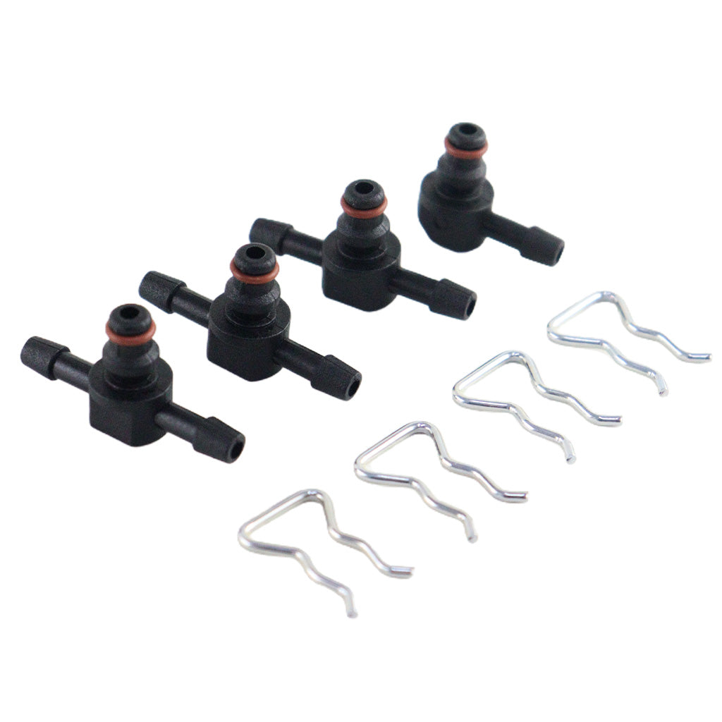 Kit Conector Trava Mangueira Bico Injetor Retorno S10 Blazer