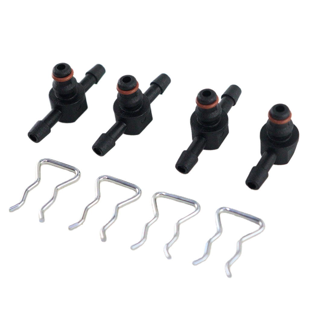 Kit Conector Trava Mangueira Bico Injetor Retorno S10 Blazer