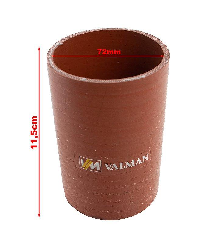 Mangueira Intercooler Adaptação Universal 72mm x 11,5cm
