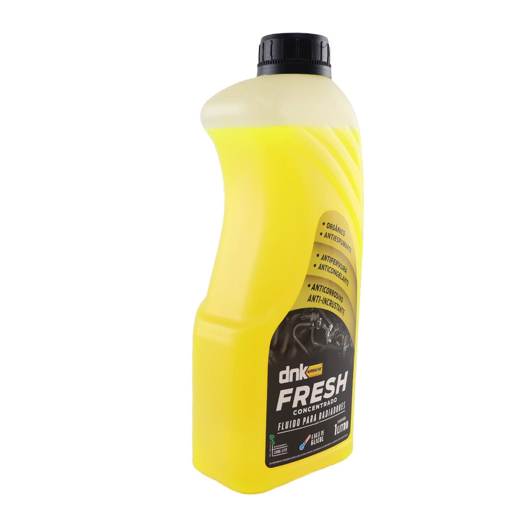 Aditivo Radiador Concentrado Orgânico Amarelo 1l Dnk Fresh Arrefecimento