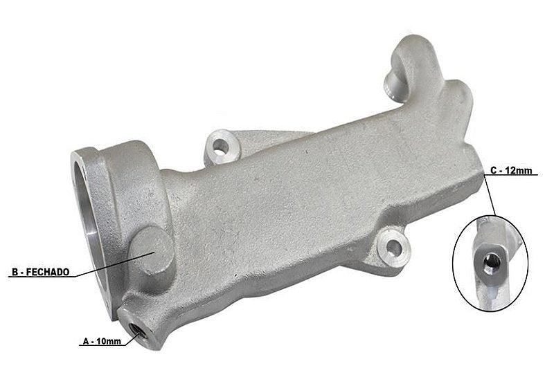 Carcaça Válvula Termostática Astra Omega Monza S10 52257288 - Paraiso das Mangueiras Imagem principal do produto
