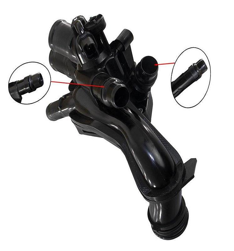 Carcaça Válvula Termostática Bmw 120I 320I 1.6 Thp c/ 2 sens Imagem secundária do produto