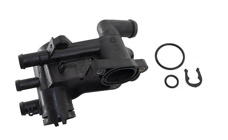 Carcaça Válvula Termostática Crossfox Gol Saveiro G5 - Paraiso das Mangueiras Imagem principal do produto
