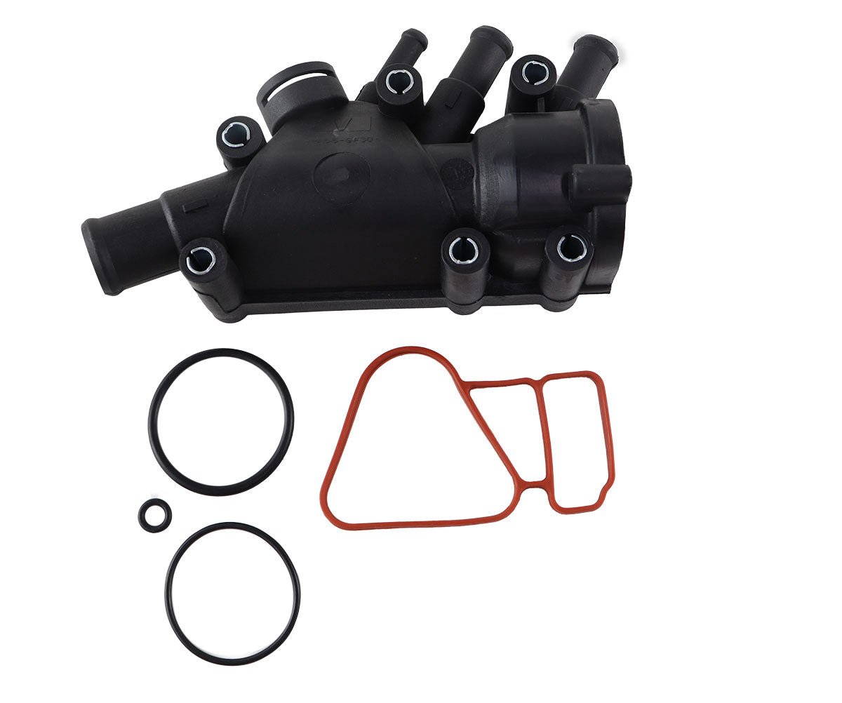 Carcaça Válvula Termostática Fiesta Focus Ka 1.6 Zetec Rocam - Paraiso das Mangueiras Imagem principal do produto
