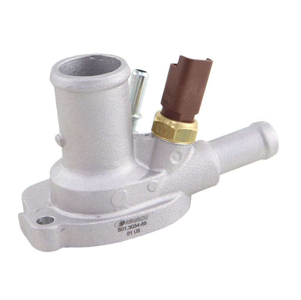 Carcaça Válvula Termostática Fiorino Mobi Palio Uno 1.0 Fire - Paraiso das Mangueiras