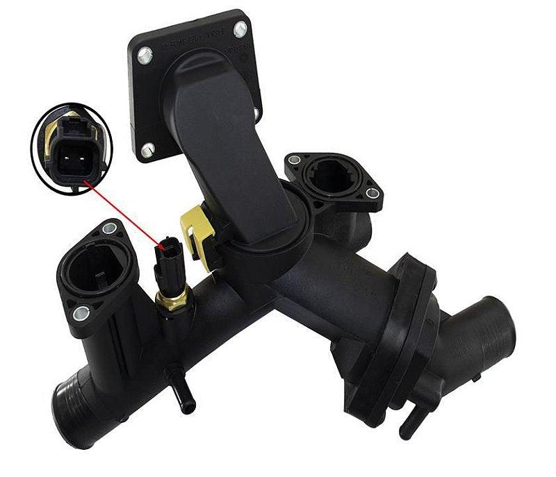 Carcaça Válvula Termostática Land Rover Discovey 4.4 32V 8V - Paraiso das Mangueiras Imagem principal do produto