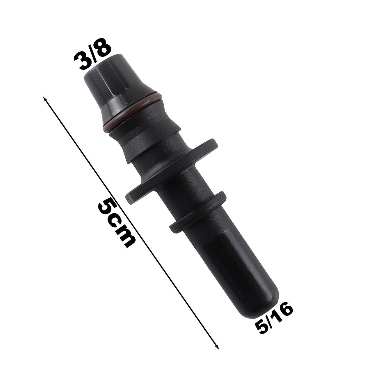 Conector Emenda Redução 3/8 Para 5/16 Reta Curta Imagem principal do produto