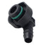 Conector Engate 90° Macho 16mm X 12,5mm Quick Universal