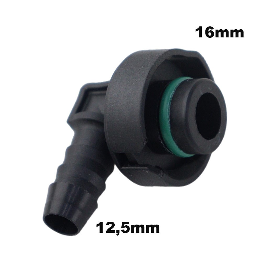 Conector Engate 90° Macho 16mm X 12,5mm Quick Universal Imagem secundária do produto