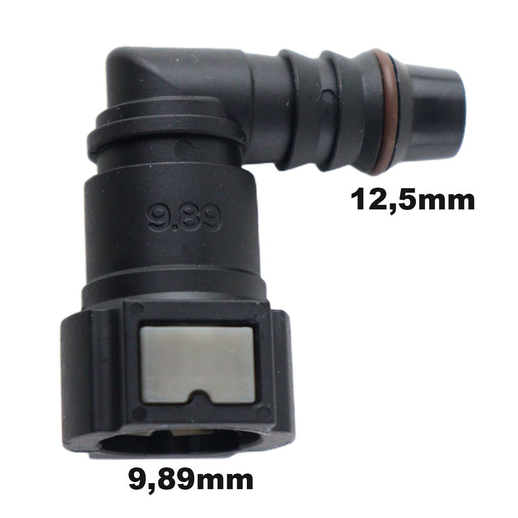 Conector Engate Mangueira 10mm 13mm Universal 90° Graus