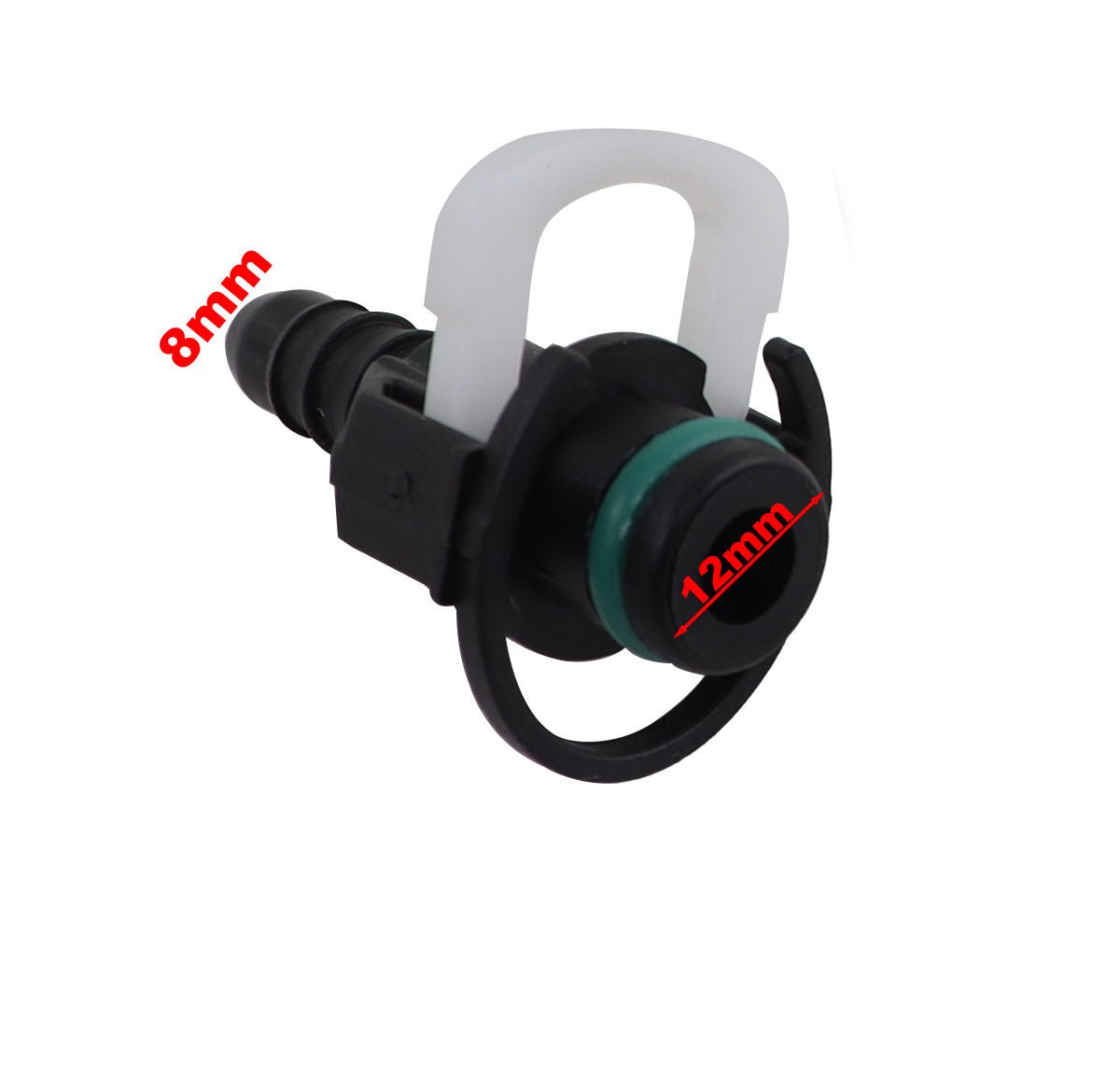Conector Engate Reto Mangueira Tubo 12x8mm Universal Radiado