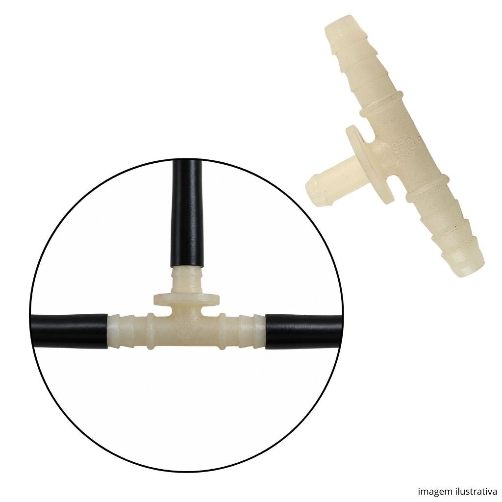 Conector Mangueira Injeção Quick Em T 5/16 X 5/16  Qcp106 Imagem secundária do produto