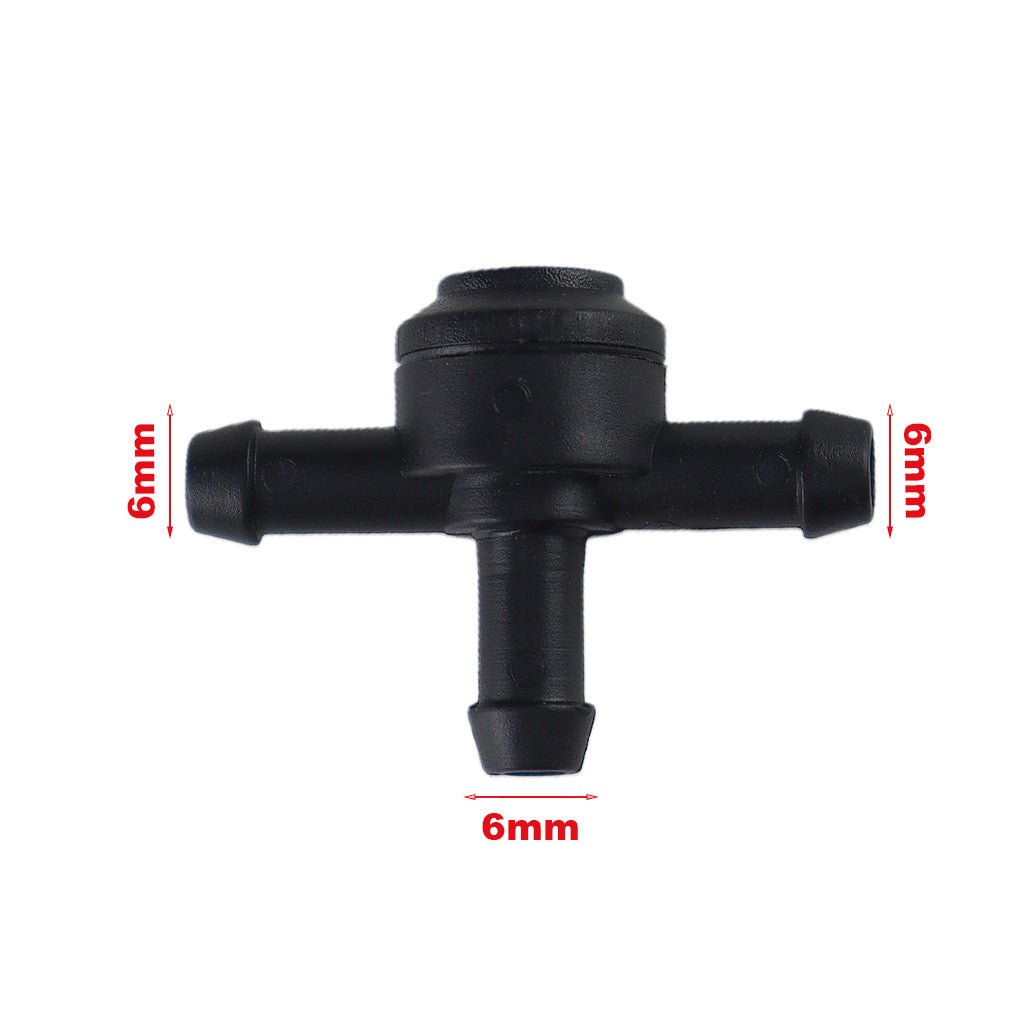 Conector Mangueira Limpa Parabrisa Valvula 6mm Tee Esguicho