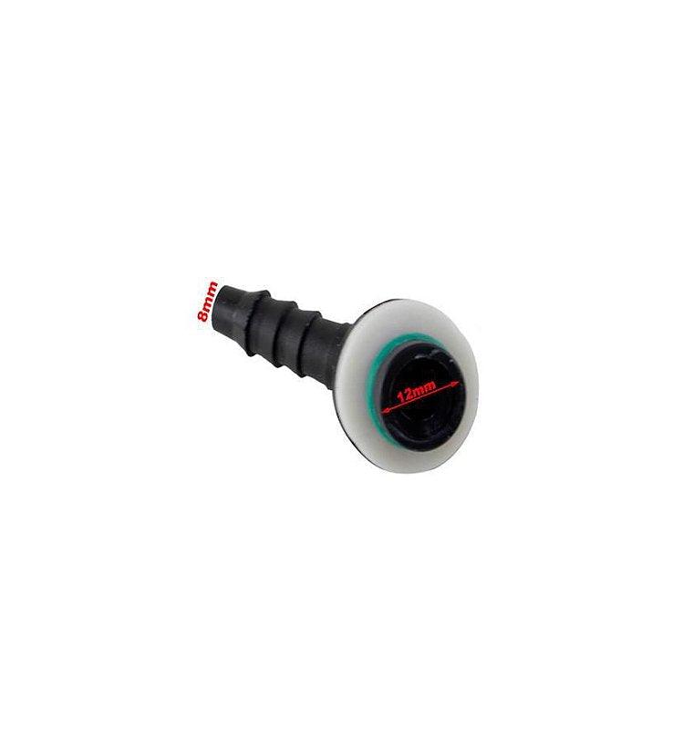 Conector Quick 12mm X 8mm Universal 45 graus Imagem secundária do produto