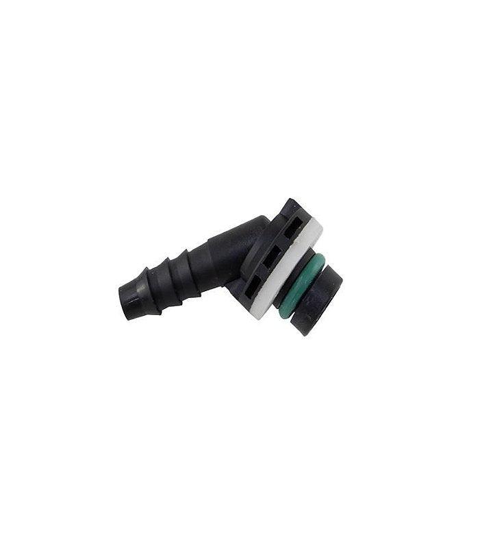 Conector Quick 12mm X 8mm Universal 45 graus - Paraiso das Mangueiras Imagem principal do produto