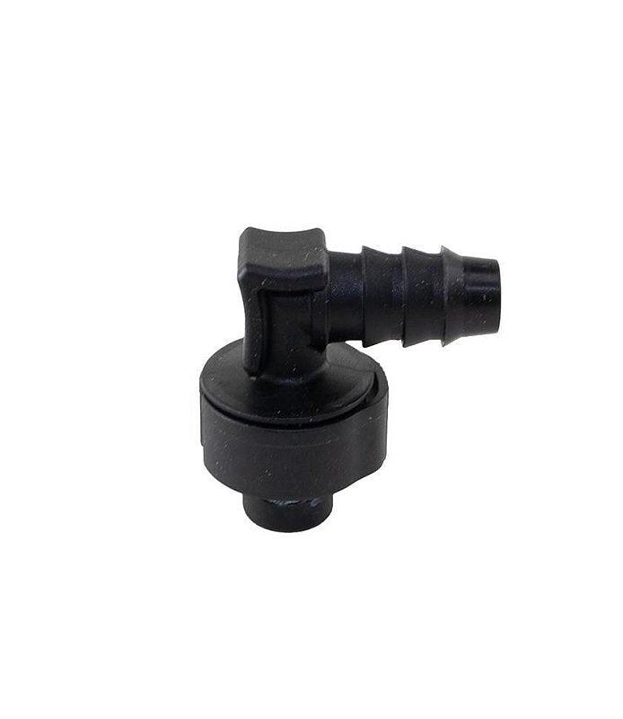 Conector Quick 12mm X 8mm Universal 90 graus - Paraiso das Mangueiras Imagem principal do produto