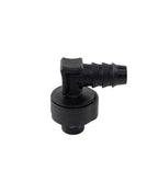 Conector Quick 12mm X 8mm Universal 90 graus - Paraiso das Mangueiras