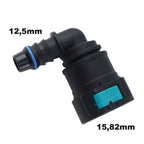 Conector Quick 90° 5/16 X 1/2 Engate Rapido Mangueira Univer
