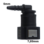 Conector Quick 90° Engate Tubo 8mm X 5mm Femea Macho