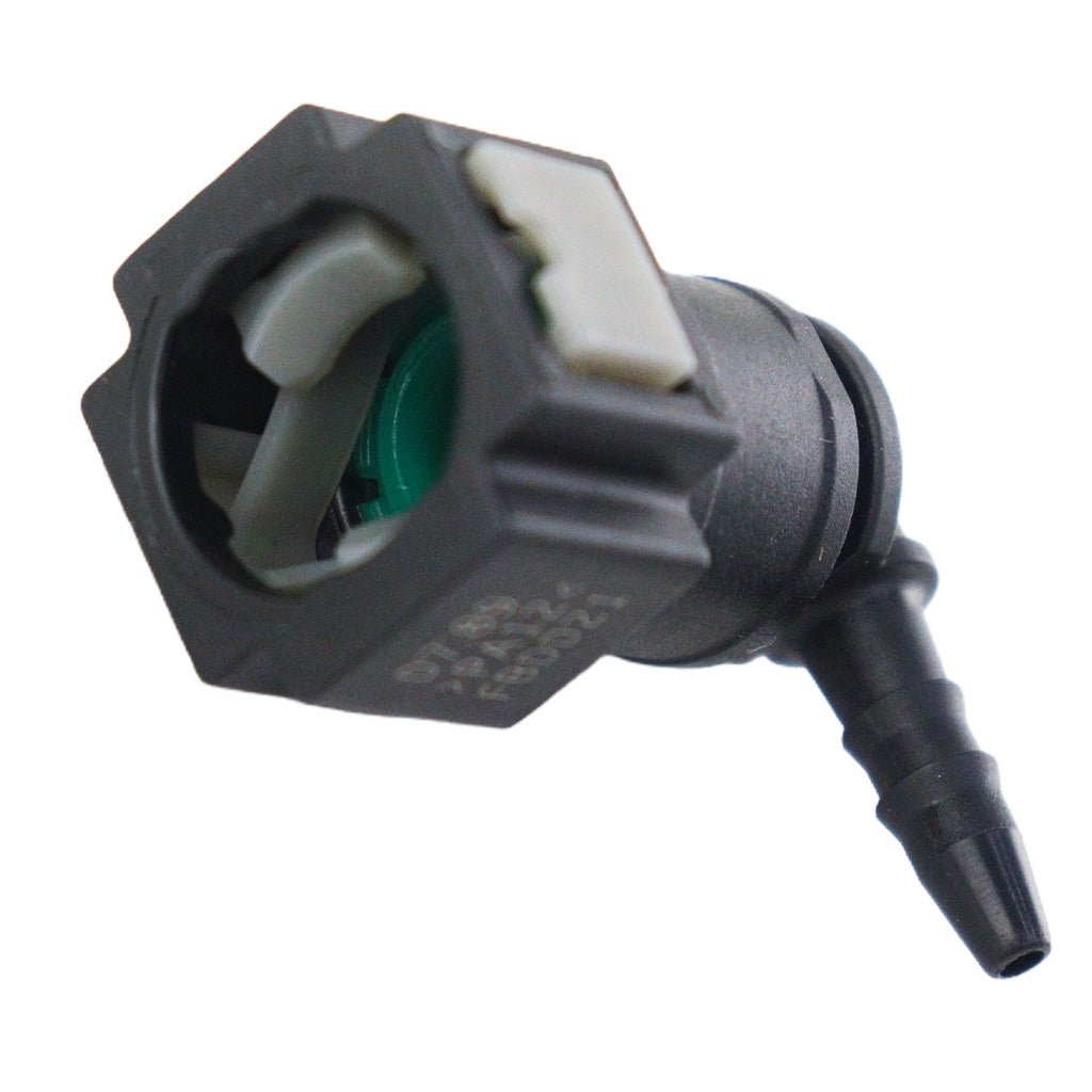 Conector Quick 90° Engate Tubo 8mm X 5mm Femea Macho