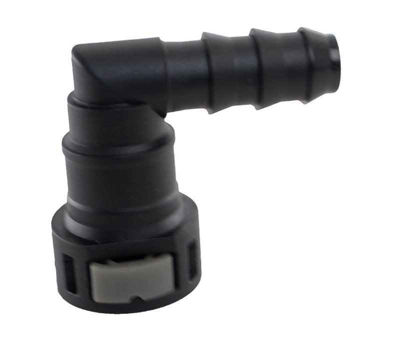 Conector Quick 90 Graus Mangueira Injeção 15mm X 12,6mm - Paraiso das Mangueiras