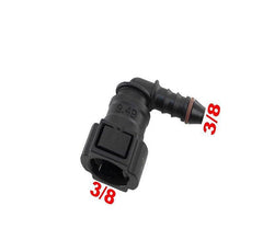Conector Quick 90 Graus Mangueira Injeção 3/8 - Paraiso das Mangueiras