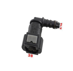 Conector Quick 90 Graus Mangueira Injeção 5/16 Para 3/8 - Paraiso das Mangueiras