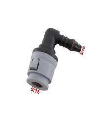 Conector Quick 90 Graus Mangueira Injeção Saida Longa 5/16 - Paraiso das Mangueiras