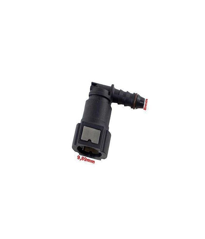 Conector Quick 9,89mm X 8mm Universal 90 graus Imagem secundária do produto
