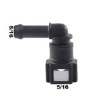 Conector Quick Engate 90° Graus 5/16 X 5/16 Macho Fêmea