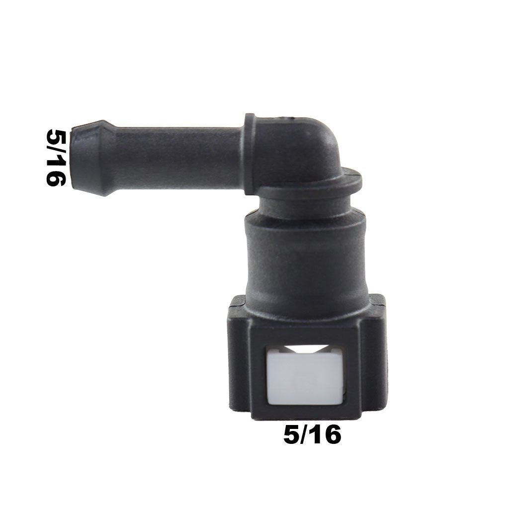 Conector Quick Engate 90° Graus 5/16 X 5/16 Macho Fêmea