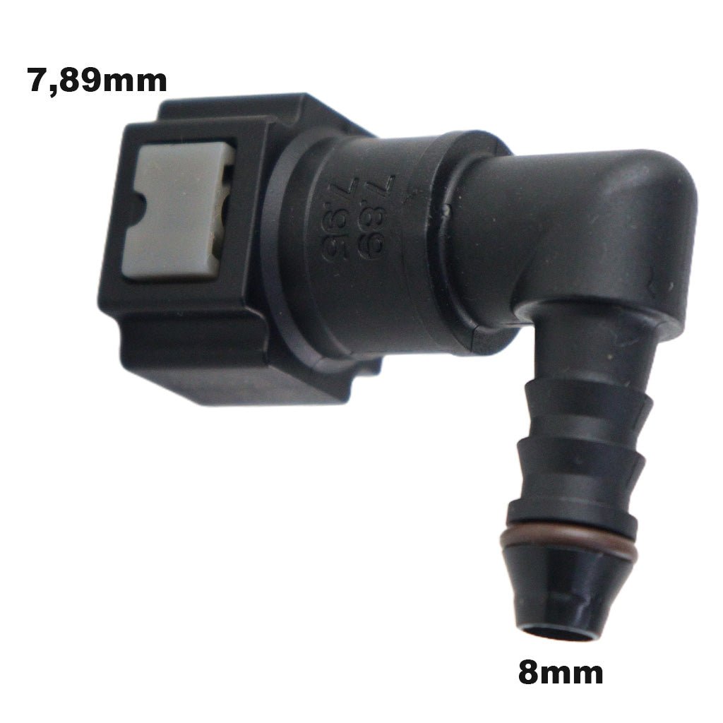 Conector Quick Engate 90° Tubo Mangueira 7,89mm X 8mm Imagem principal do produto
