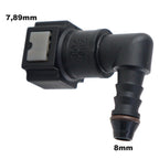 Conector Quick Engate 90° Tubo Mangueira 7,89mm X 8mm