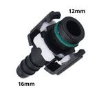 Conector Quick Engate Rápido C/ Anel Universal Reto Ø 12 Mm