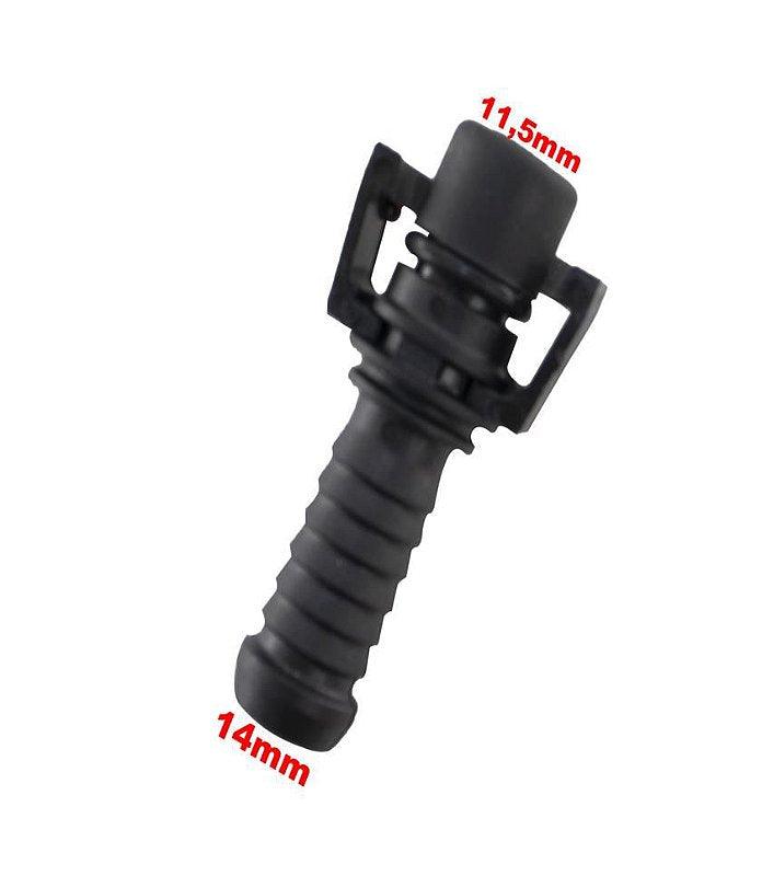 Conector Quick Plug Reta Mangueira Reservatório C/ Trava - Paraiso das Mangueiras Imagem principal do produto