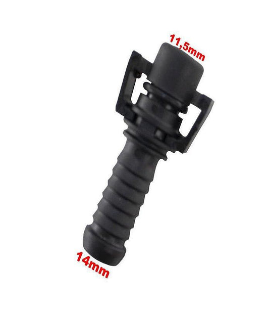 Conector Quick Plug Reta Mangueira Reservatório C/ Trava - Paraiso das Mangueiras