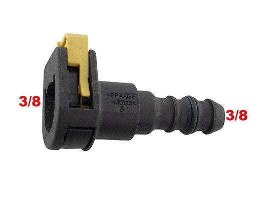 Conector Quick Reta Mangueira Injeção 3/8 Universal - Paraiso das Mangueiras