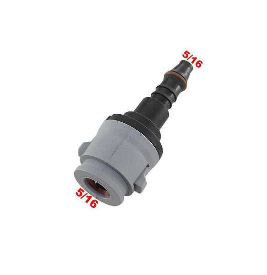 Conector Quick Reta Mangueira Injeção Saida Longa 5/16 - Paraiso das Mangueiras