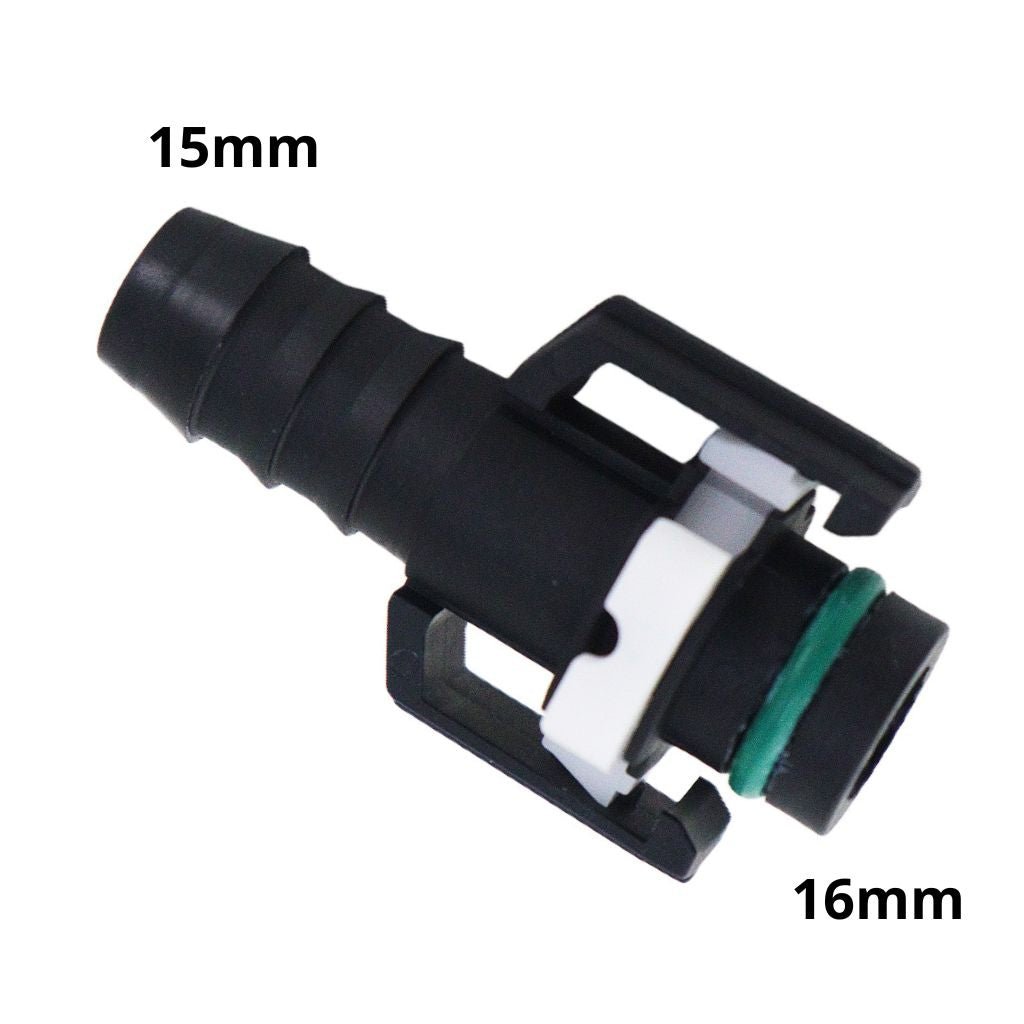 Conector Quick Reto Engate Macho 16mm X 15mm Universal