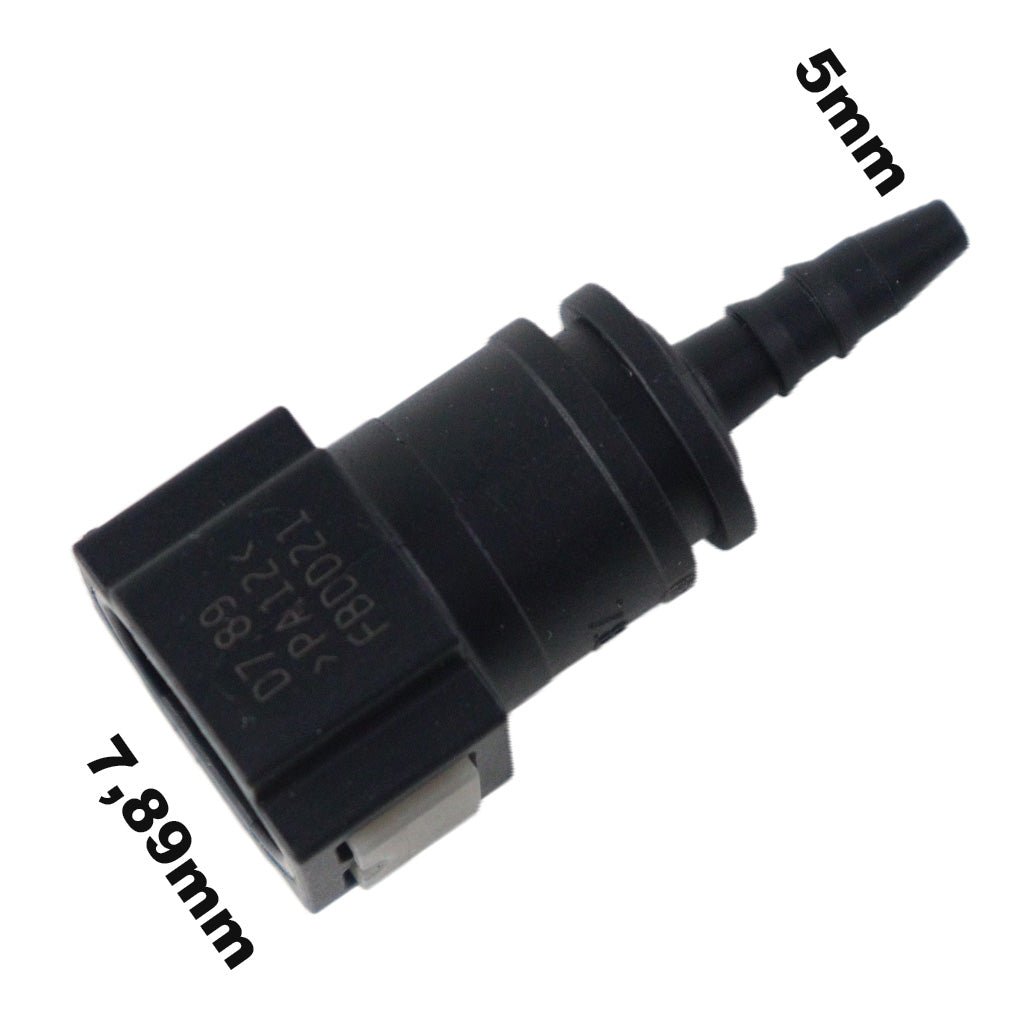 Conector Quick Reto Engate Tubo 8mm X 5mm Macho Femea