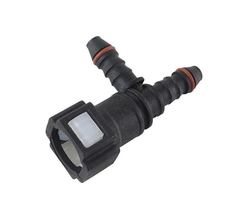 Conector Quick T 9mm Universal - Paraiso das Mangueiras Imagem principal do produto