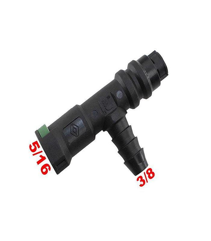 Conector Quick Tee Mangueira Injeção Renault 3/8 Para 5/16 - Paraiso das Mangueiras Imagem principal do produto