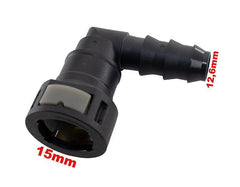 Conector Quick Universal Mangueira Injeção 15mm X 15mm - Paraiso das Mangueiras