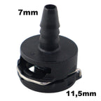 Conector Reto 11,5 X 7mm Tubo Mangueira Universal Quick