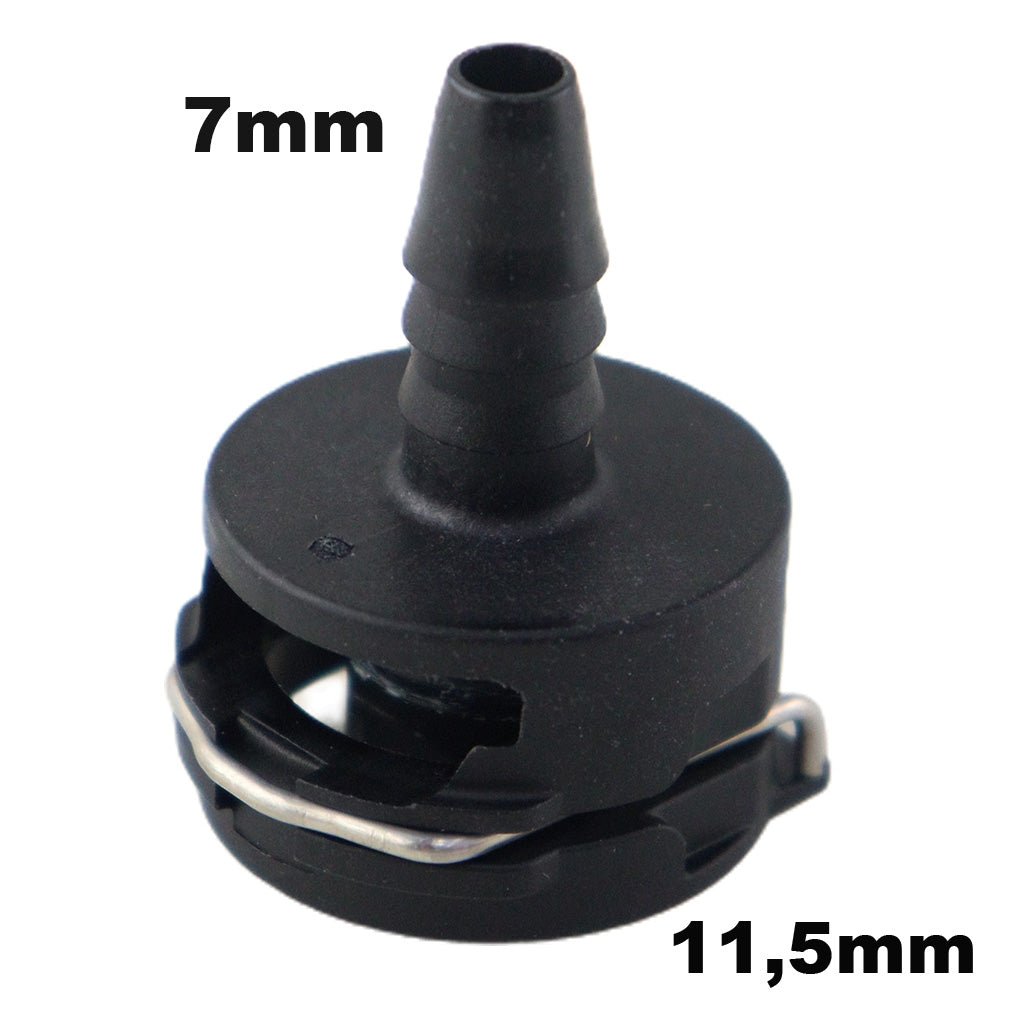 Conector Reto 11,5 X 7mm Tubo Mangueira Universal Quick