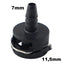 Conector Reto 11,5 X 7mm Tubo Mangueira Universal Quick