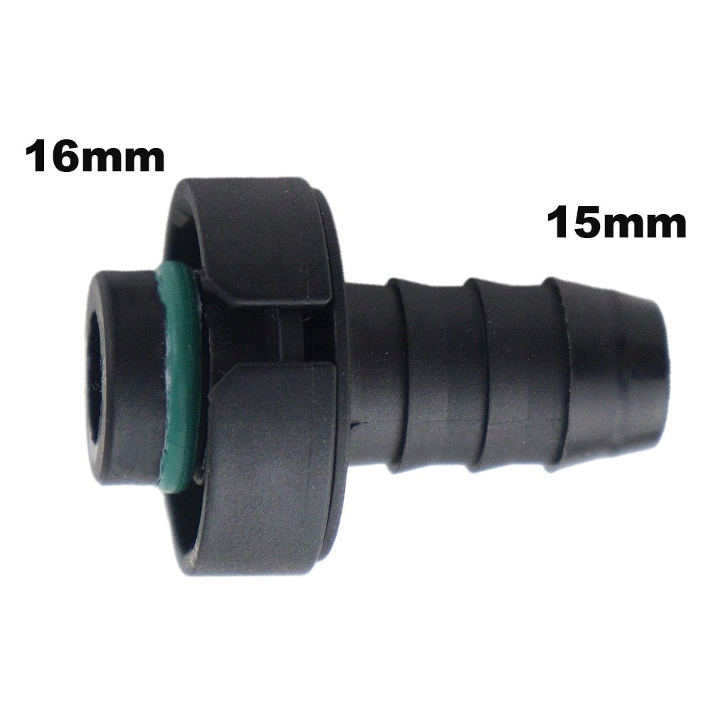 Conector Reto Macho Engate Universal 16mm X 15mm Quick
