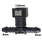 Conector Tee Quick Engate 8mm 5/16 Tubo Mangueira 7,89mm